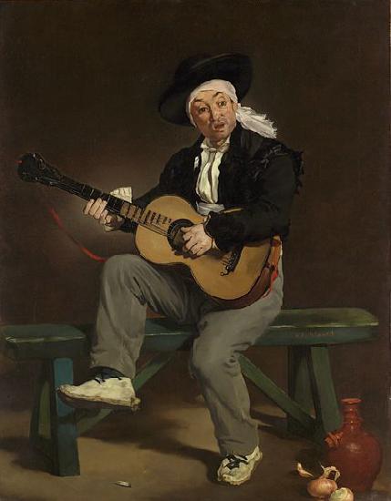 Edouard Manet The Spanish singer oil painting picture